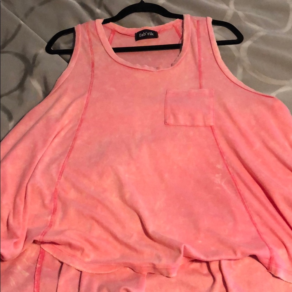 Peach tank top
